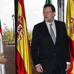 Mariano Rajoy y el primer ministro de Argelia, Abdelmalek Sella