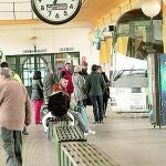 La estación del Prado, abierta ayer como cualquier festivo