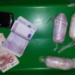 El dinero estaba oculto en preservativos