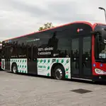 Uno de los autobuses probados en Barcelona