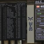 Vista de dos paneles en la Bolsa de Madrid