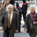 Jordi Pujol y su mujer, Marta Ferrusola