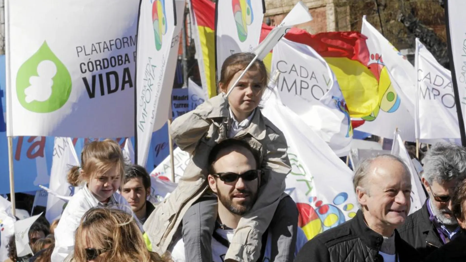 Miles de personas salieron a la calle el pasado 14 de marzo en Madrid para defender la vida y la maternidad