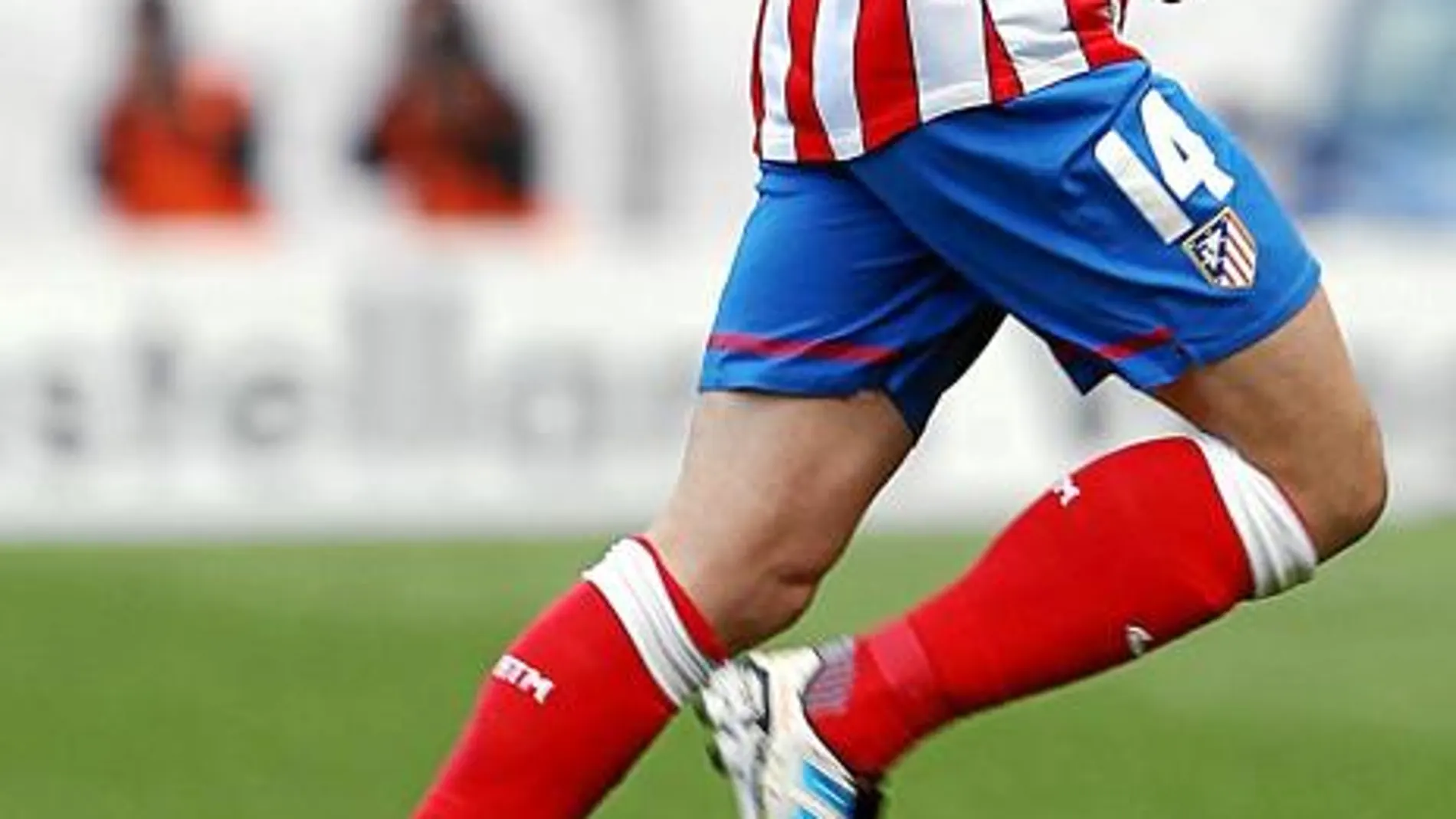 Gabi, Simeone en el campo