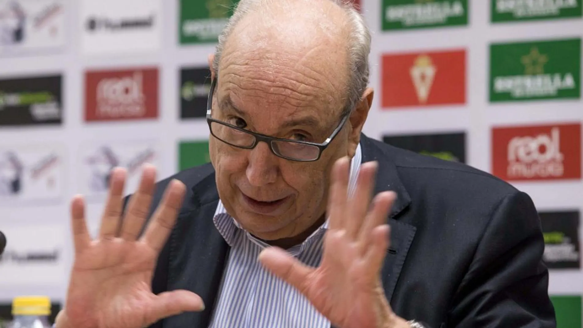 El presidente del Real Murcia C.F, Jesús Samper