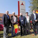 El rector inauguró en 2011 un homenaje a las Brigadas Internacionales