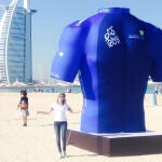 Maillot azul del vencedor del tour de Dubai