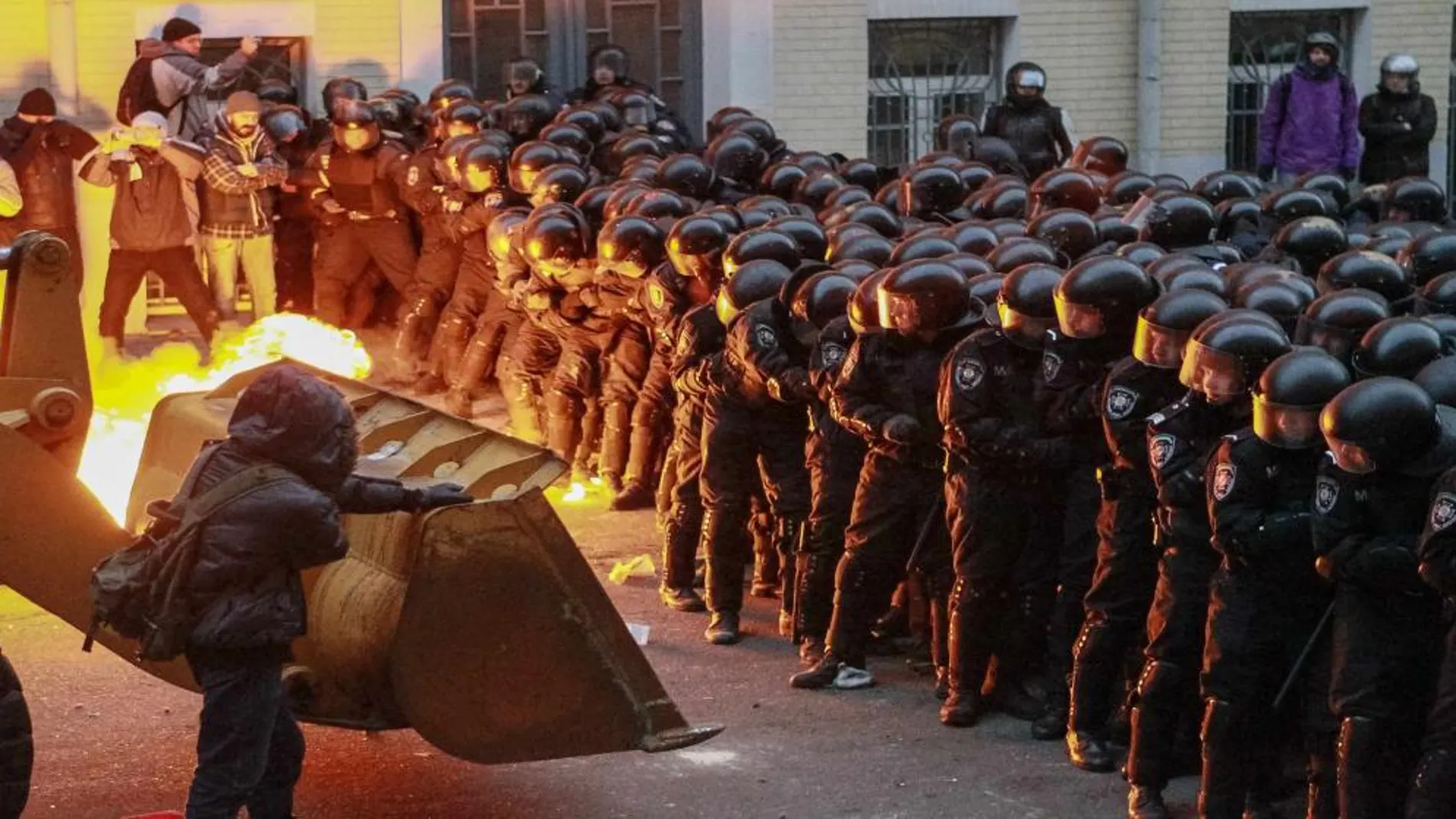 Las protestas se recrudecen en Kiev