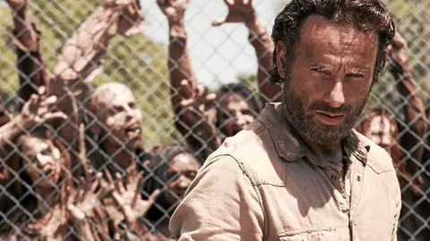 Imagen de la cuarta temporada de la serie del personaje Rick Grimes (Andrew Lincoln)