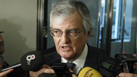 El fiscal general del Estado, Eduardo Torres-Dulce, antes de su comparecencia ante la Comisión de Justicia del Congreso.