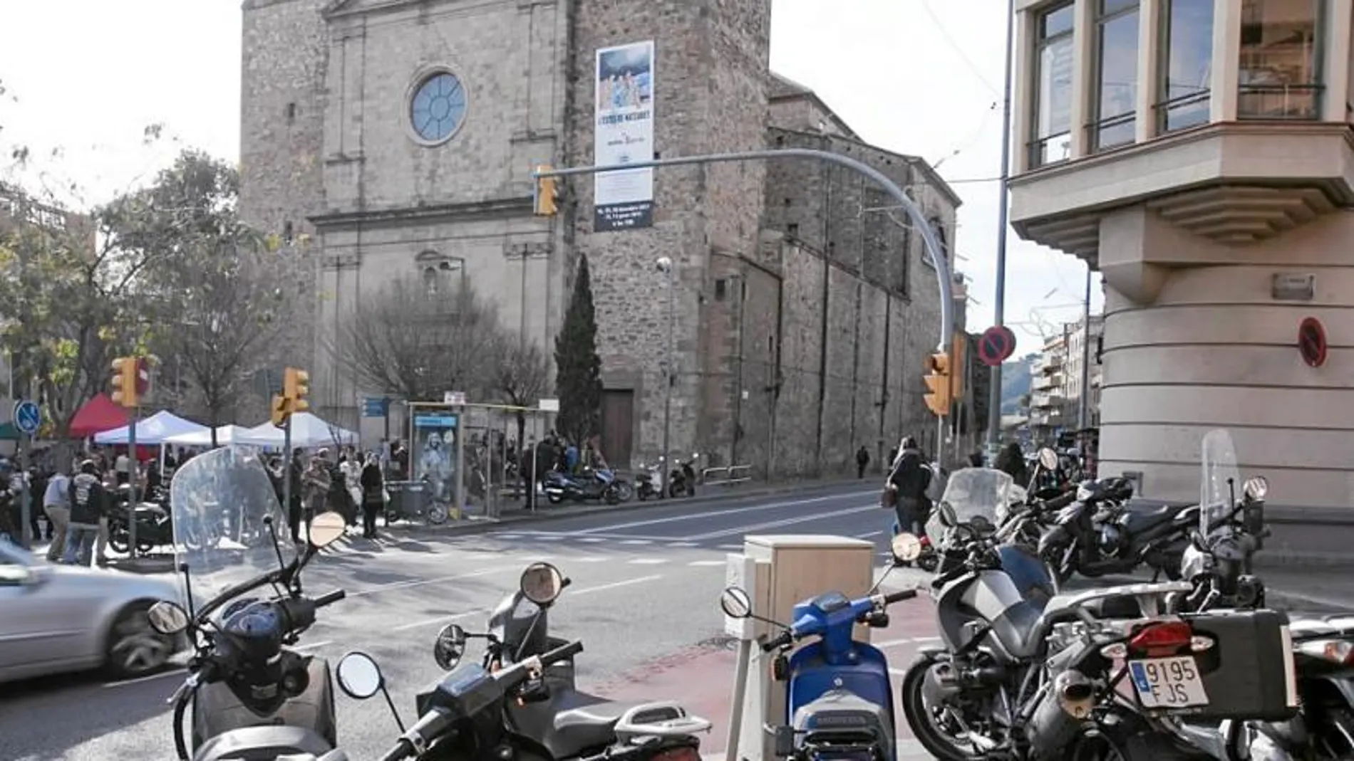 El barrio de Sarrià cuenta con muchos vecinos que se mueven en motocicleta
