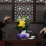 El presidente palestino, durante su entrevista ayer con la consejera de Seguridad Nacional de Estados Unidos, Susan Rices, en Ramala.