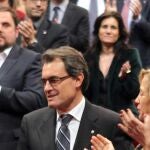 Artur Mas durante la sesión de investidura