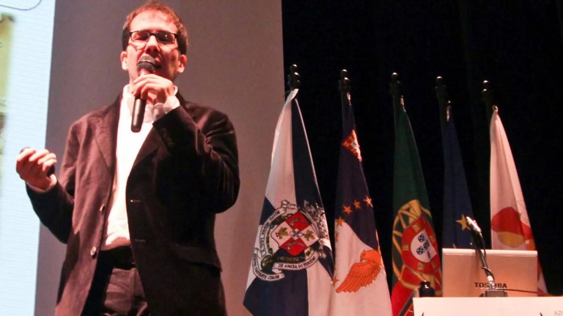 Juan Medina durante su intervención