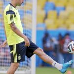 Cesc, durante el entrenamiento de España en Maracaná