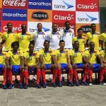 Fotografía de archivo del 30 de mayo de 2012 de los jugadores de las Selección Ecuador posando en su sede, en Quito, Ecuador