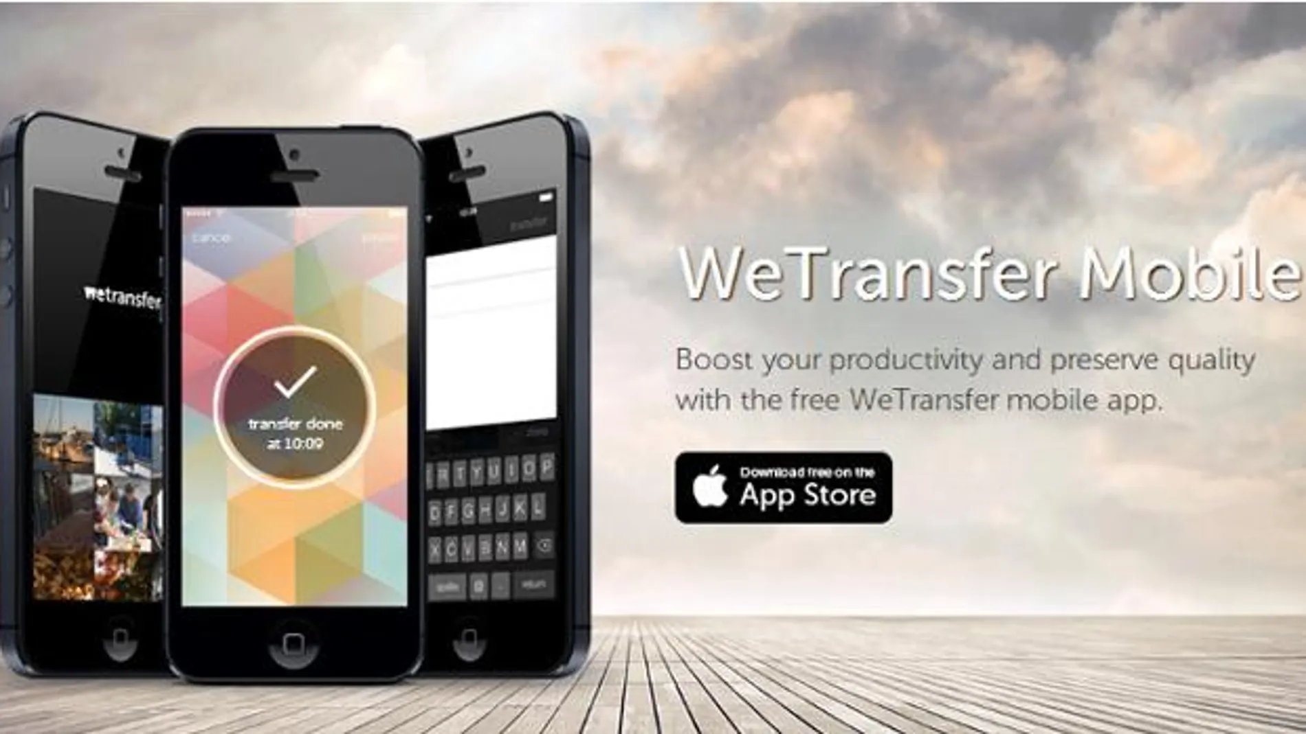 WeTransfer se estrena en iOS