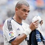 Pepe fue sometido a una artroscopia en su tobillo derecho