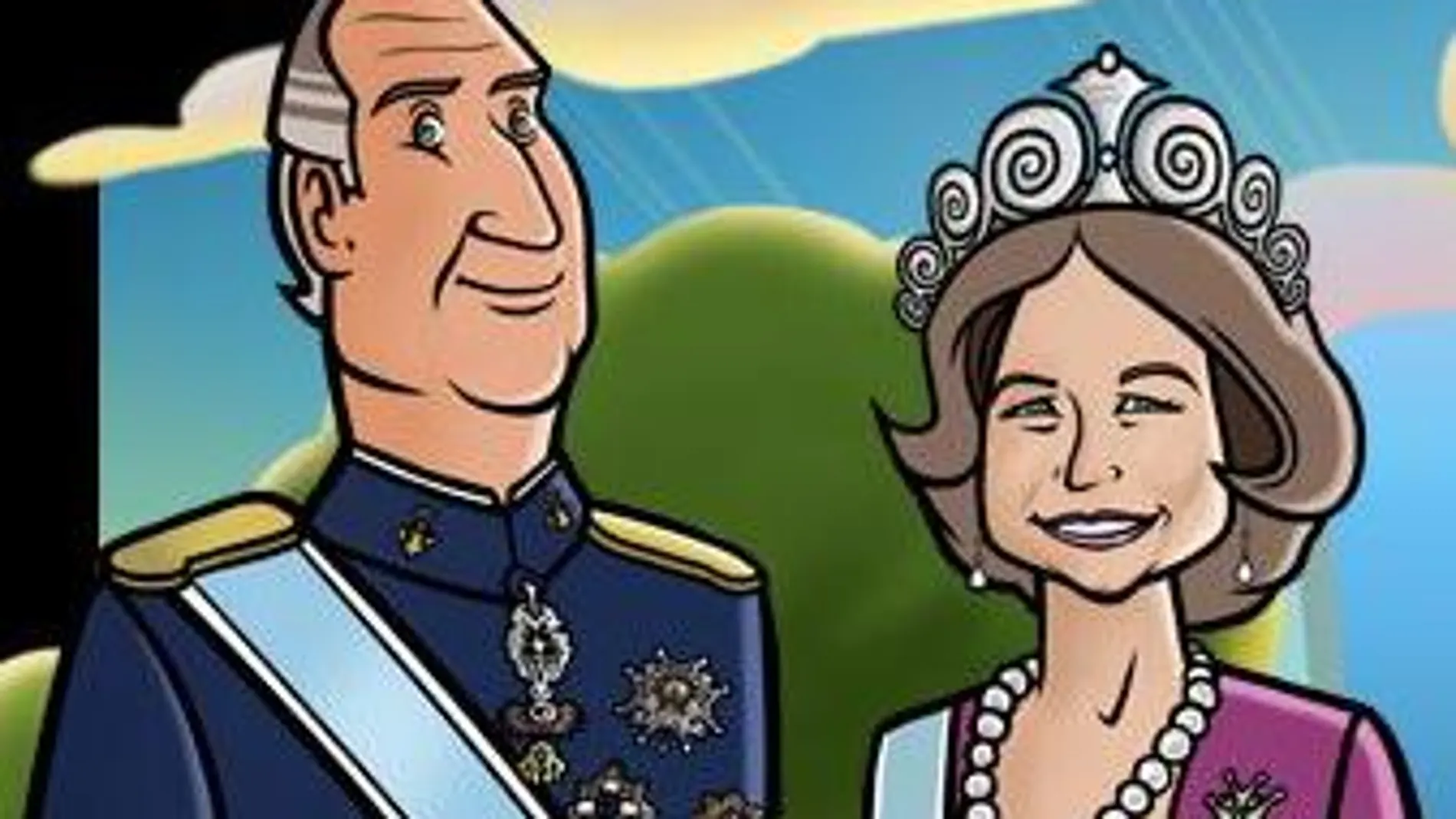 Una de las imágenes de los Reyes para el público infantil