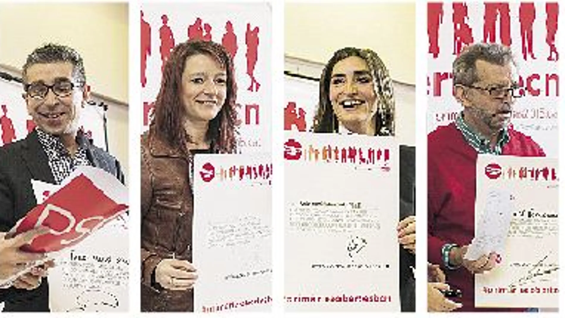 Jaume Collboni, Jordi Martí, Laia Bonet, Rocío Martínez-Sampere, Manel Fernández y Carmen Andrés