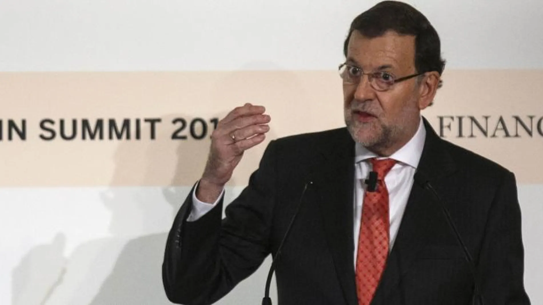 Mariano Rajoy en el foro organizado por Financial Times