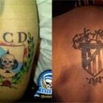 Tatuajes de ambos grupos
