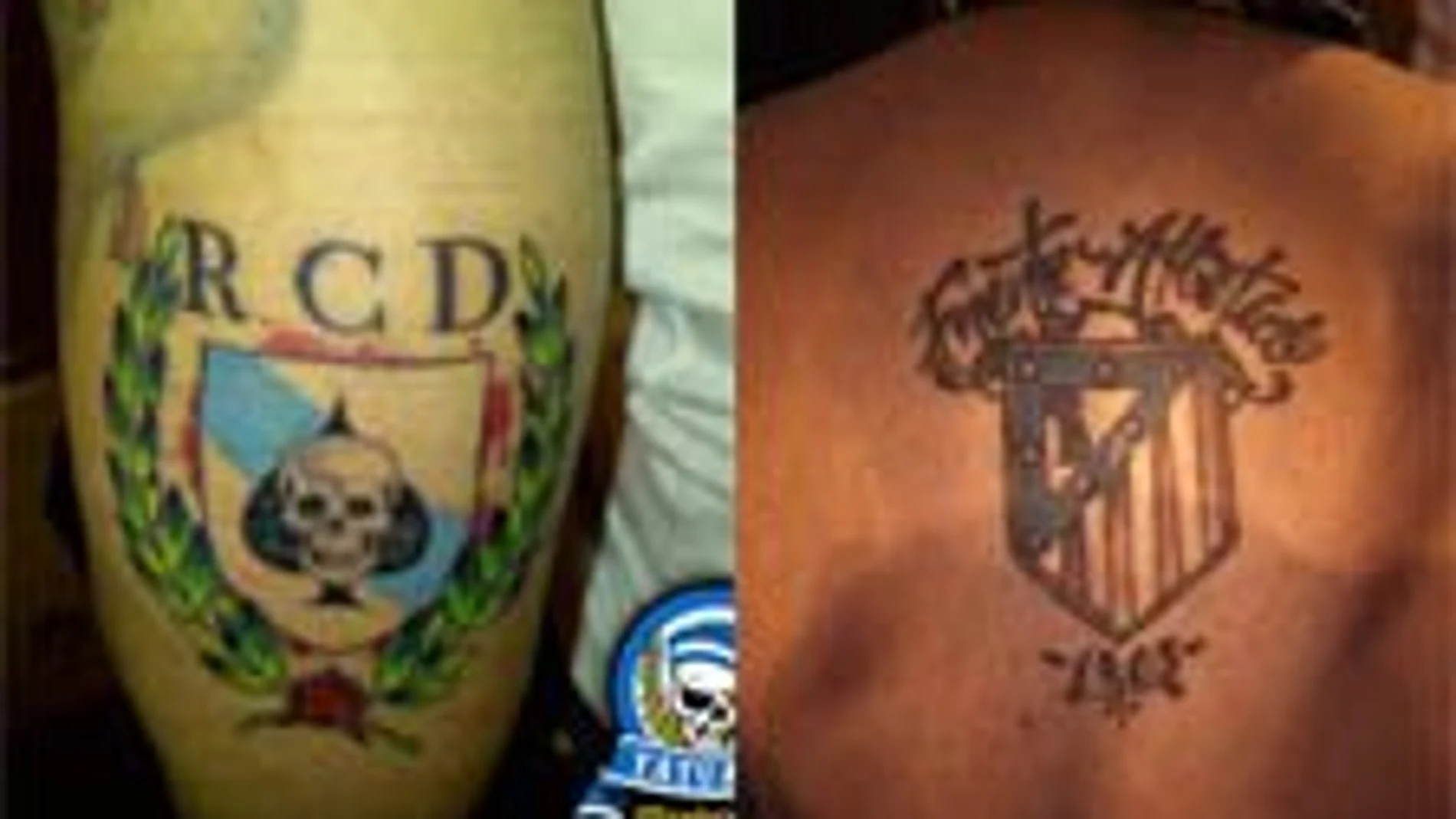Tatuajes de ambos grupos