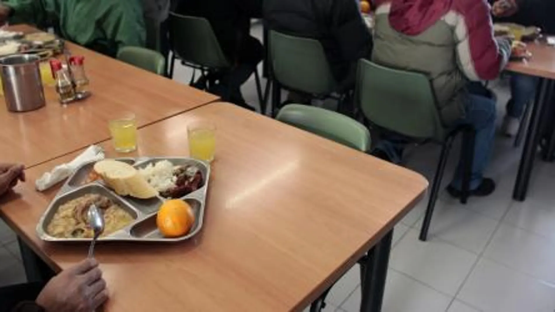 Imagen de un comedor social de Cáritas