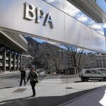 Oficina de Banca Privada de Andorra (BPA) en Andorra la Vieja, capital del Principado