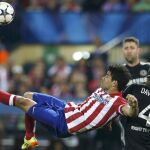 Diego Costa, delantero rojiblanco, en una ocasión frente al Chelsea durante la ida del pasado martes en el Calderón