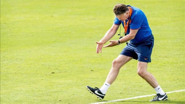 Louis Van Gaal, seleccionador de Holanda.
