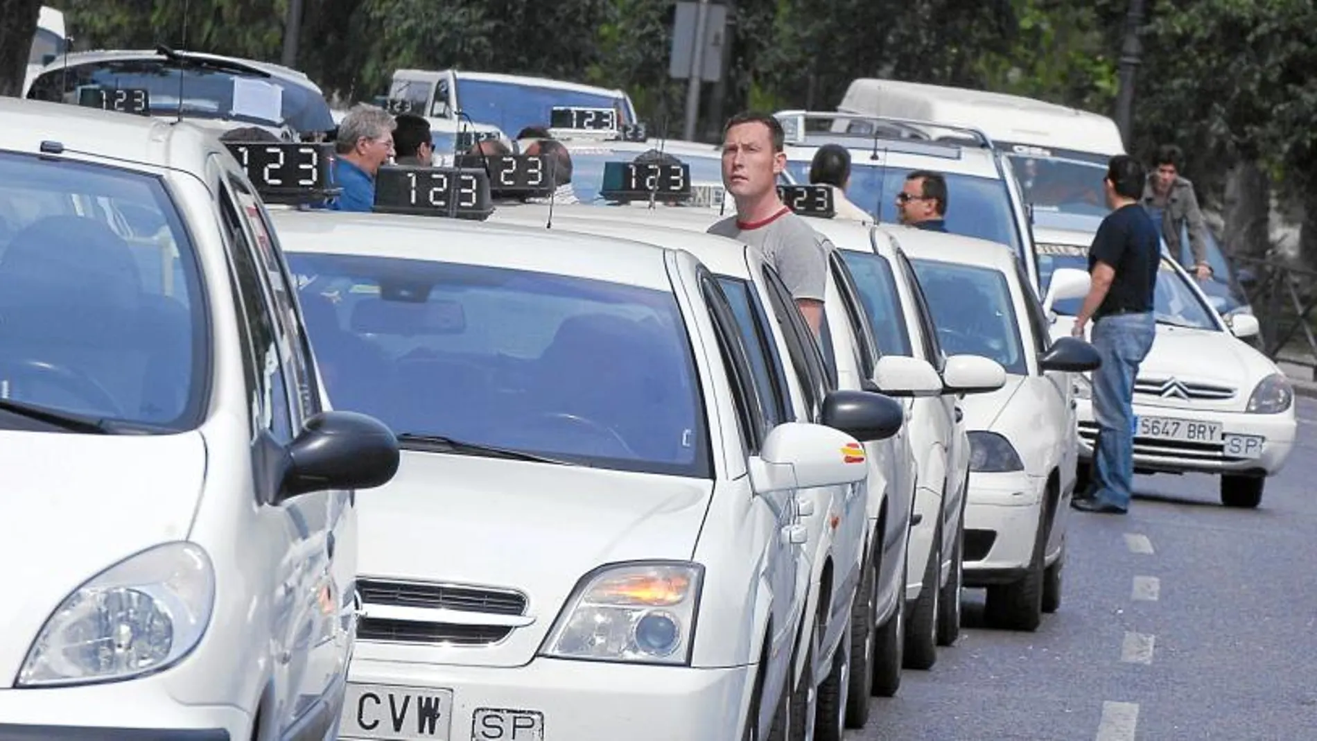 Los taxistas autónomos han protagonizado numerosas protestas durante el último año. Afirman que las últimas decisiones han perjudicado sus condiciones laborales