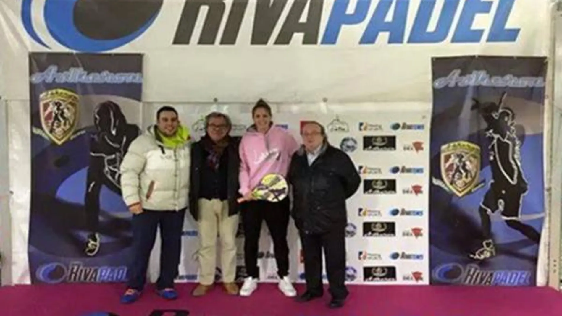 Alba Galán, en Rivapadel.