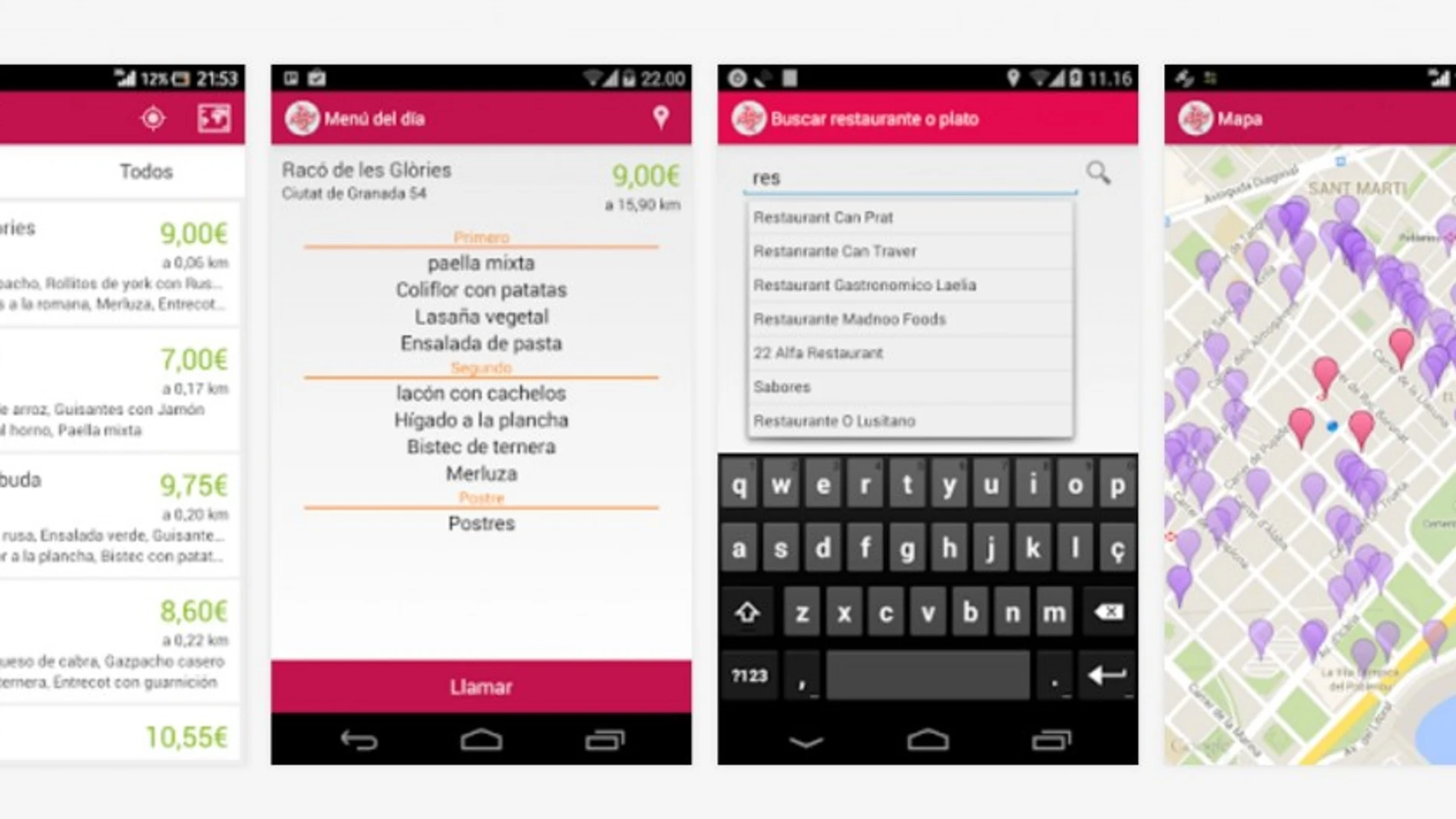 «Menusaldia», los menús diarios de las pizarras a los smartphones