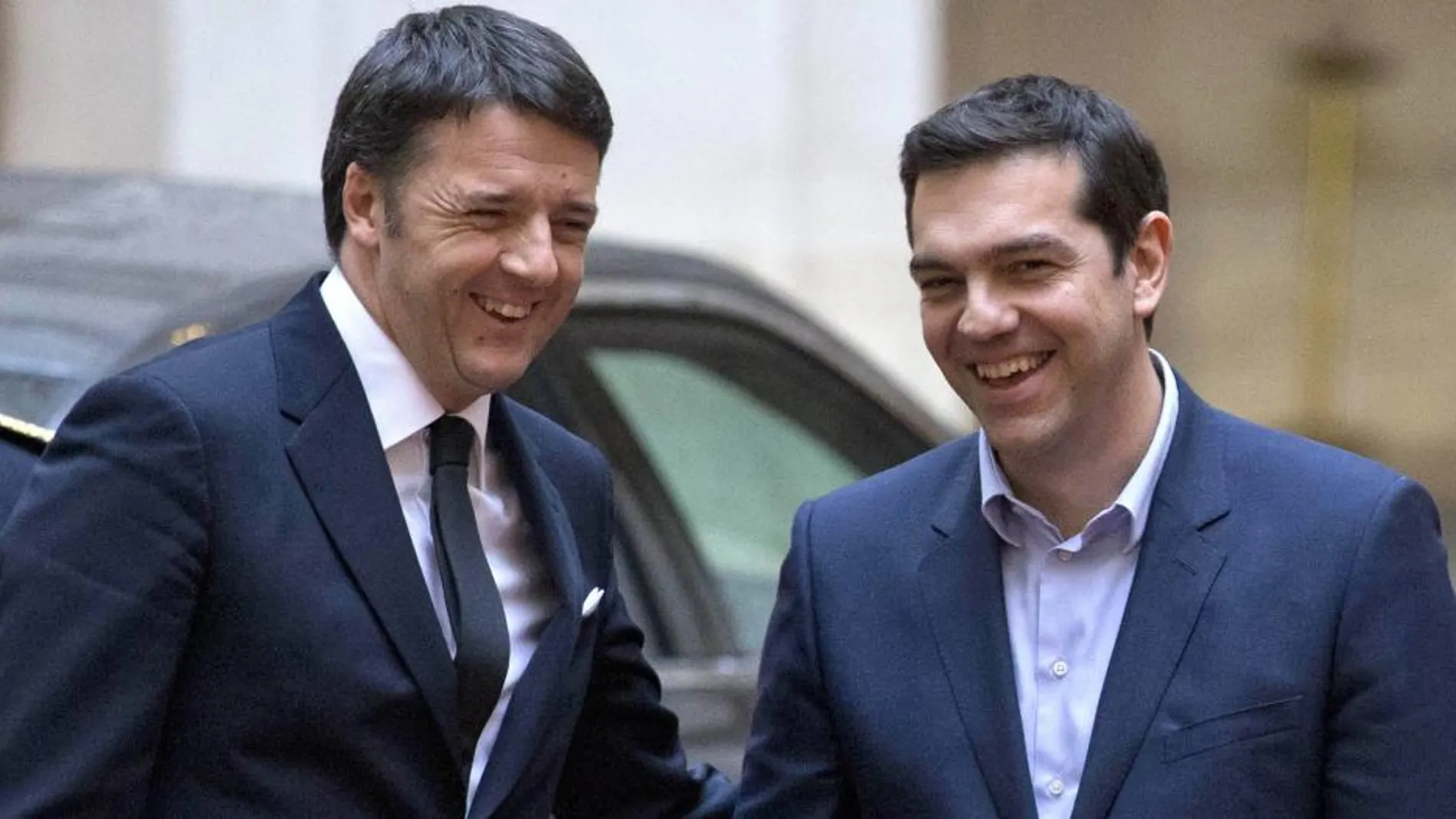 Matteo Renzi recibe a Alexis Tsipras