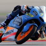 El piloto español de Moto3 Álex Rins (Honda)