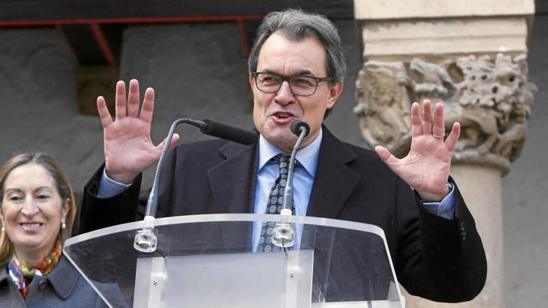 Artur Mas, ayer en la reinauguración de un museo en Sitges