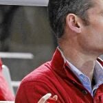 Urdangarín y dos de sus hijos vieron ayer en Barcelona el Rusia-Eslovenia de balonmano