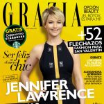 La actriz Jennifer Lawrence, portada de GRAZIA