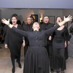 La familia preparó incluso una «performance» de homenaje, ayer, en el Teatro Español