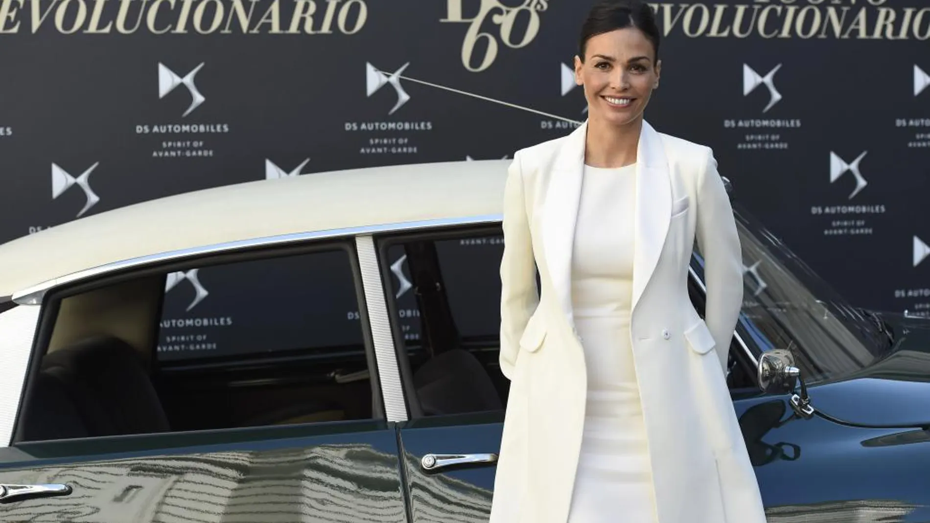 Inés Sastre en la presentación de la exposición