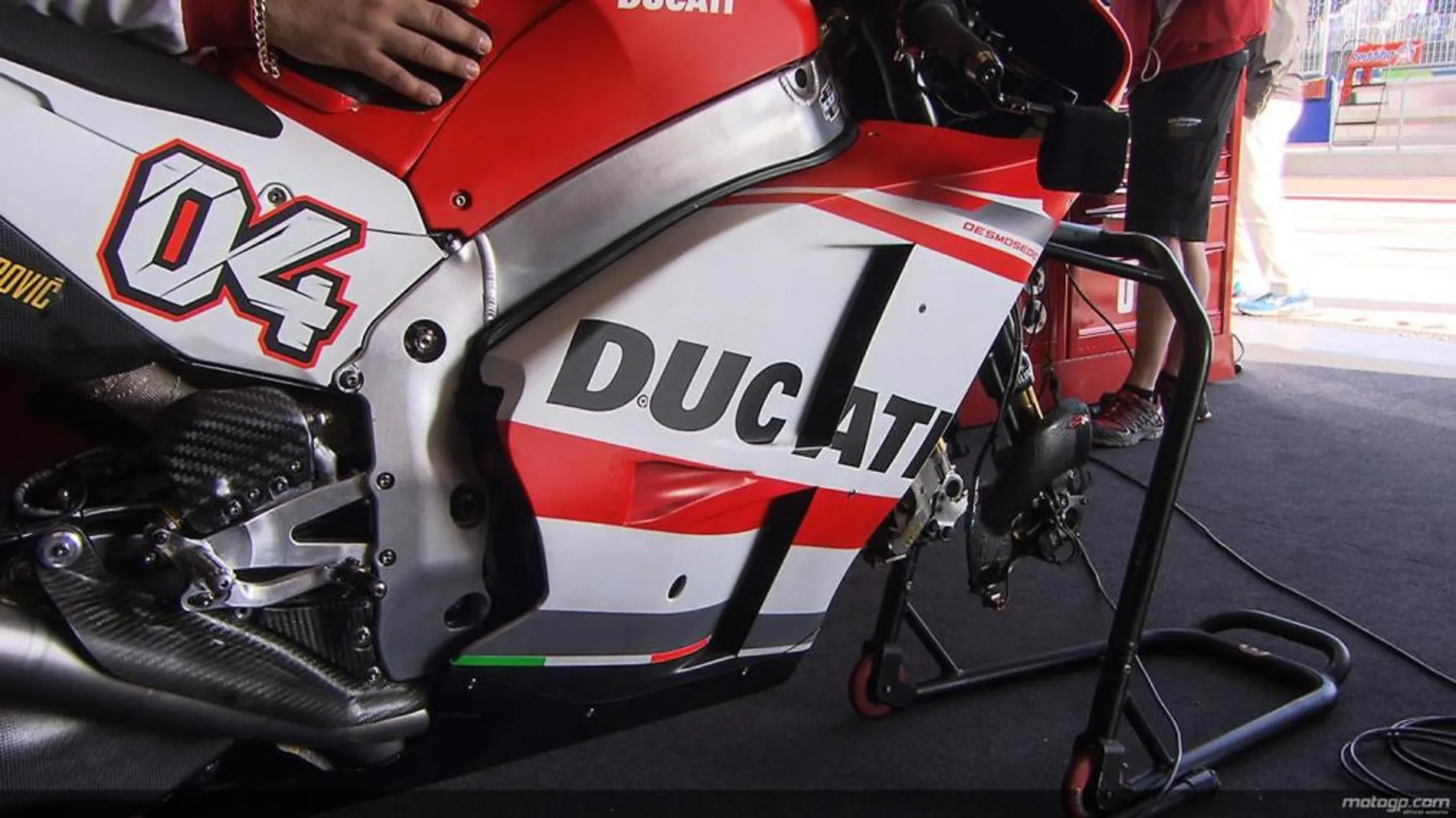 La Ducati 04 de Dovizioso
