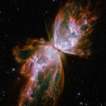 La Nebulosa Mariposa vista desde el Hubble