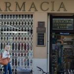 Fachada de una farmacia, en una imagen de archivo
