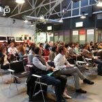 Asistentes a los talleres sobre emprendedores.