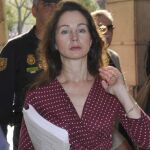 La juez que instruye los ERE fraudulentos, Mercedes Alaya, a su llegada a los Juzgados de Sevilla