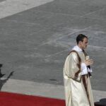 El Papa, durante la ceremonia de beatificación de Pablo VI.