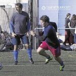Jugada del torneo solidario dedicado a Jano, enfermo de ELA, una de las patologías neurodegenerativas que tratará «La Marató» de TV3 el próximo 15 de diciembre