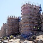 Trabajos de restauración de la Muralla de Ávila
