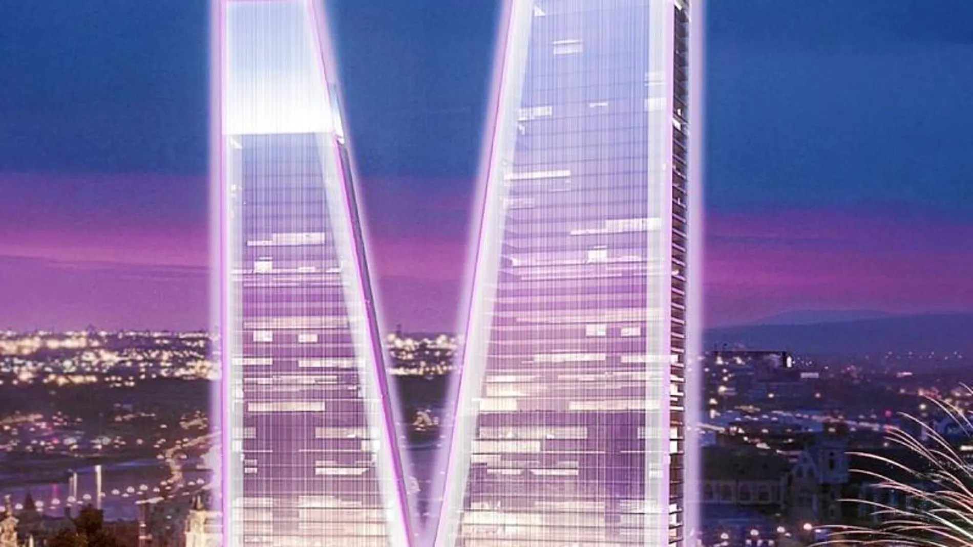 El hotel The M será el icono del proyecto gracias a sus dos torres y sus 72 plantas
